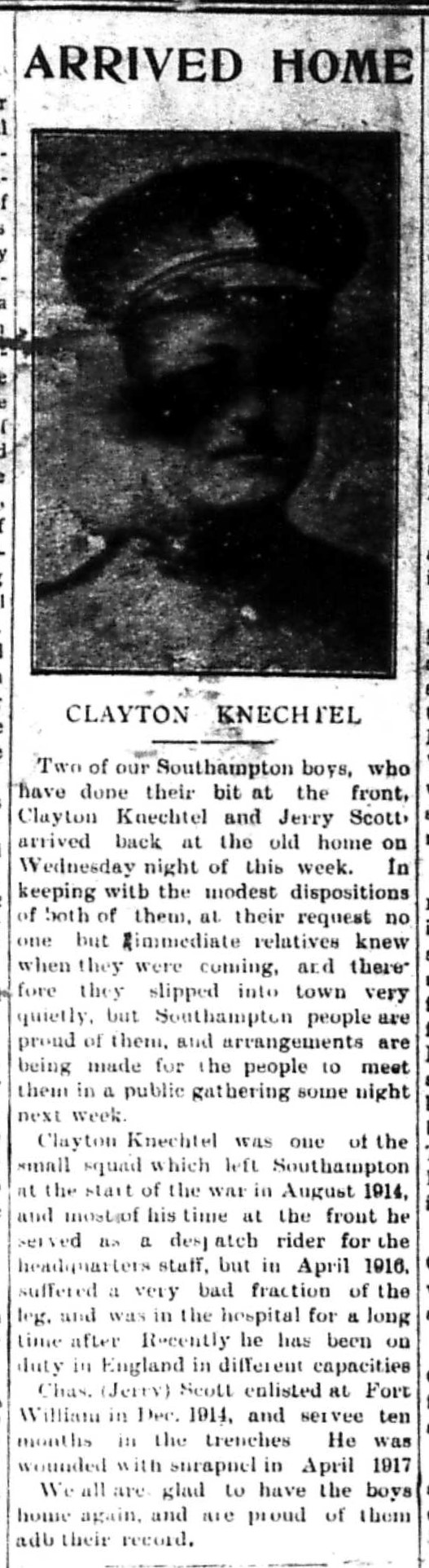 The Beacon Southampton, January 10, 1918